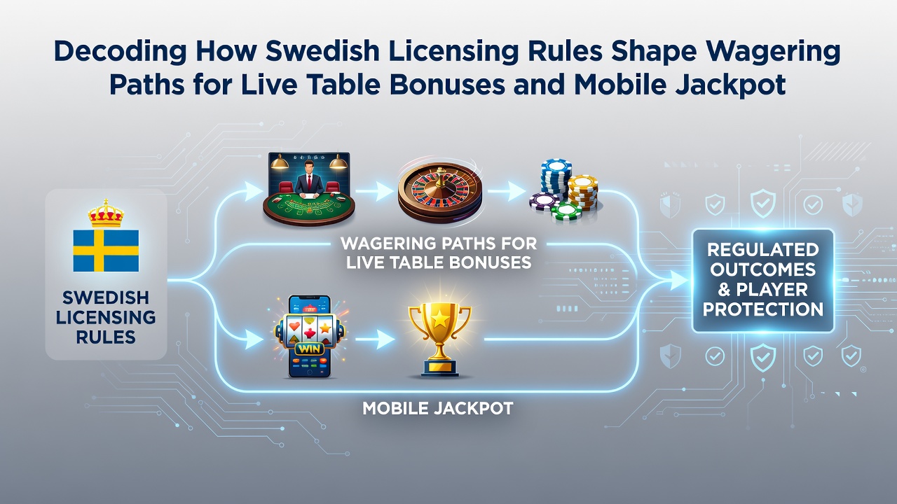Mobile casino interface displaying live table games connected to progressive jackpot meters under regulatory oversight